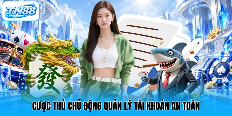 Cược thủ chủ động quản lý tài khoản an toàn
